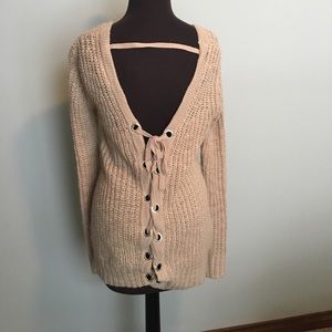 Daytrip Open Back Sweater
